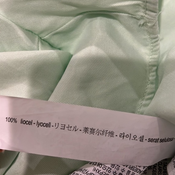 Zara Light GreenShort Wrap Jumpsuit - Picture 11 of 13